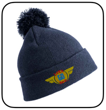 Load image into Gallery viewer, Navy Blue Junior Pom Pom Beanie