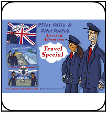 Load image into Gallery viewer, Pilot Ollie &amp; Pilot Polly&#39;s Special Travel Set
